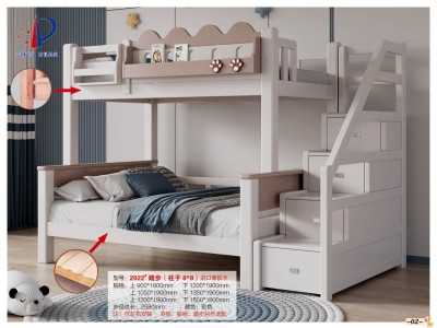 实木子母床 上下床 双层床图2