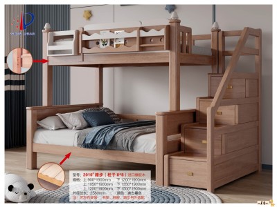 实木子母床 上下床 双层床图4