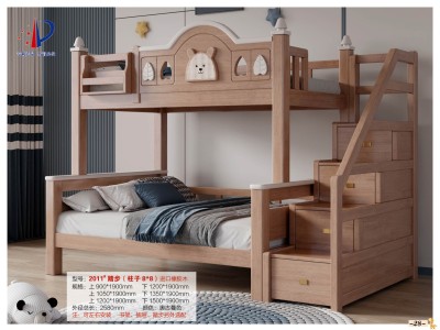 实木子母床 上下床 双层床图8