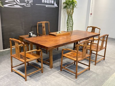 胡桃木大板茶台！各种尺寸、各种配置都有！图3