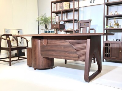 朝暮茶台，北美黑胡桃 规格：1.82米*83*75图3