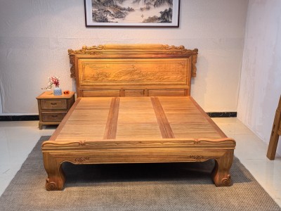 木蜡油工艺老虎脚新古典床！有1.5、1.8、2米。既大气又健康环保！图3