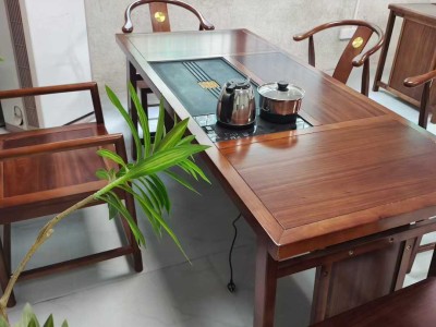 实木茶台 原木茶台 1.6米、1.8米图5