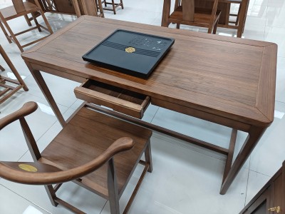 素茗干泡茶台 【规格】120/140*65*74CM 【材质】橡木乌金木工艺 【颜色】北美胡/乌金色图6