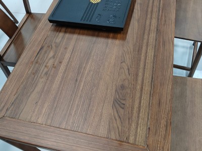 素茗干泡茶台 【规格】120/140*65*74CM 【材质】橡木乌金木工艺 【颜色】北美胡/乌金色图5
