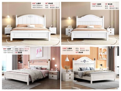 实木童床，实木儿童家具，实木床，儿童衣柜图8