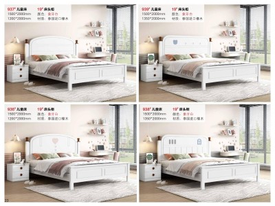 实木童床，实木儿童家具，实木床，儿童衣柜图9