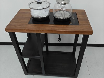 云尚茶台 【规格】180/200*80*73CM 【材质】乌金木工艺 【颜色】双拼色 甄选品质，中式与现代结合图9
