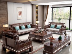 乌金木冬夏老虎脚新中式，新古典沙发219#