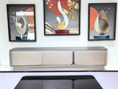 整装茶几电视柜 实木框架，配5厘钢化玻璃面 茶几1.3*70 电视柜2*40图2