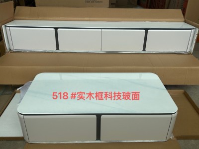 整装落地款，实木框架，科技玻璃面 电视柜2.4*40*42 茶几1.3*70*42图6