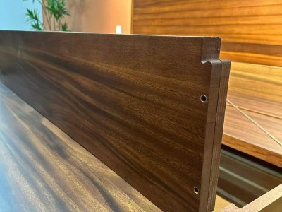 臻实黑胡桃家具系列，黑胡桃床，黑胡桃实木床，黑胡桃套房家具图5