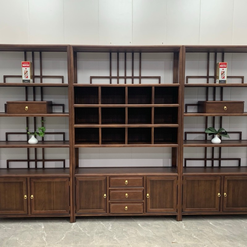 高品致尚二抽屉 【尺寸】316×33×196CM（三组合）             126×33×196CM（中柜）190×33×196CM （两组合） 【材质】橡木 【颜色】北美胡/黑胡桃