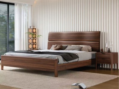 黑胡桃木床，南美金柚图4