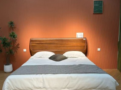 黑胡桃木床，南美金柚图8