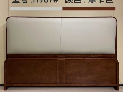 高性价比实木软包床图3