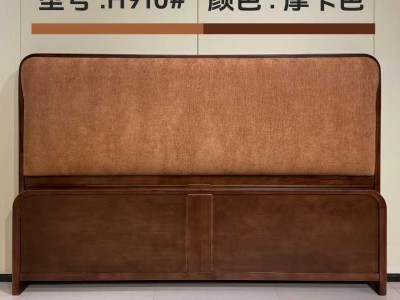 高性价比实木软包床图5