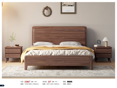 黑胡桃木蜡油家具系列图2