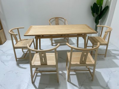白蜡木08#平面桌 规格：140/160**73*75cm、180/200*78*75cm、220*85*75cm 材质：白蜡木 颜色：原木色，胡桃色，北美黑胡桃图4