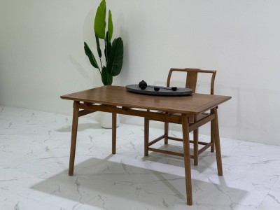 白蜡木08#平面桌 规格：140/160**73*75cm、180/200*78*75cm、220*85*75cm 材质：白蜡木 颜色：原木色，胡桃色，北美黑胡桃图8