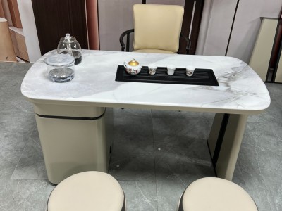 129# 超晶石+碳素钢，可配U型脚 材质：超晶石+碳素钢 颜色：超晶石2322# 尺寸：1.2/1.4/1.6米 备注：超晶石+碳素钢，可配U型脚。图7