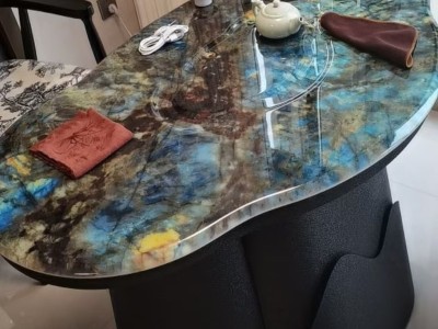 T21# 材质：碳素钢柜体 超晶石面 颜色：黑色 / 白色 尺寸：1.1/1.3/1.5米 备注：单桌配双孔炉 超晶石图8