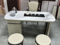 129# 超晶石+碳素钢，可配U型脚 材质：超晶石+碳素钢 颜色：超晶石2322# 尺寸：1.2/1.4/1.6米 备注：超晶石+碳素钢，可配U型脚。