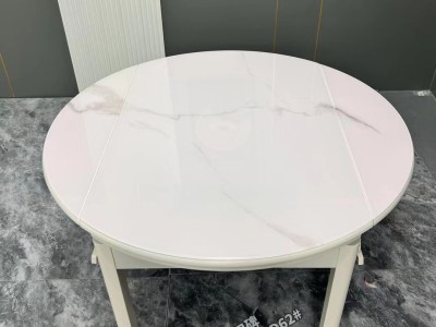 新色B13# 奶油风 多款椅子可选 台面：玉晶石图6