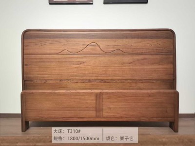 红斑马木实木床！100%全实木！图5