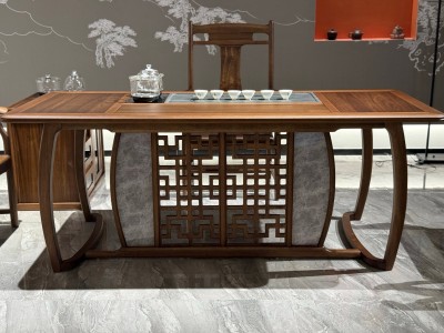 青云茶台 材质：小叶龙凤檀材质 尺寸：2米长*85厘米宽*73图9