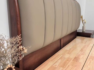 高性价比实木床 红斑马系列图9