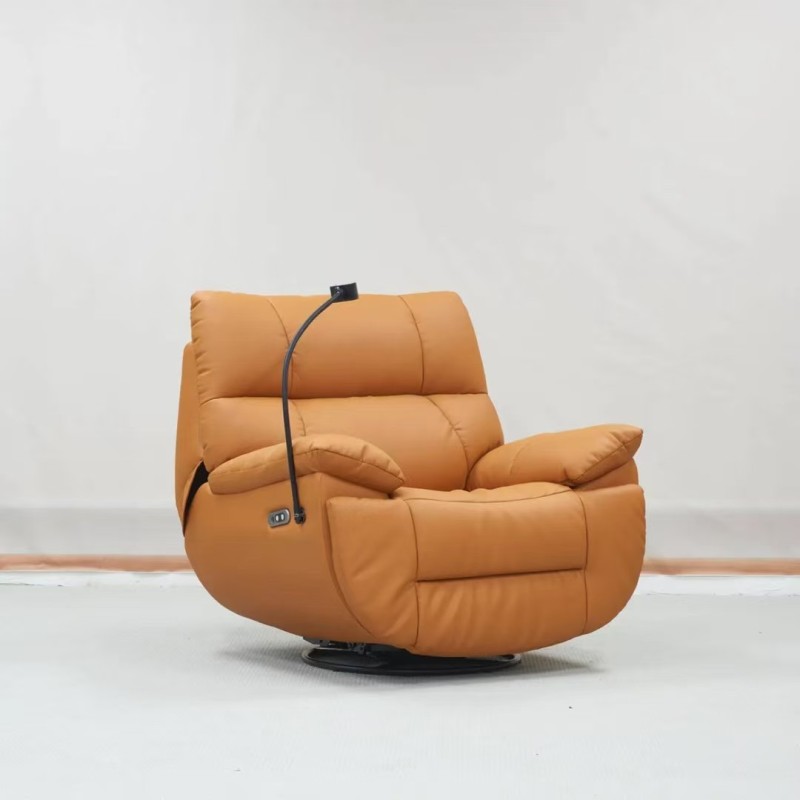 猫耳功能椅 规格: 105*110*108**54*57 材质: 全生态真皮 颜色: 安格拉红 卡其 橙 咖 耀夜 黑 米白