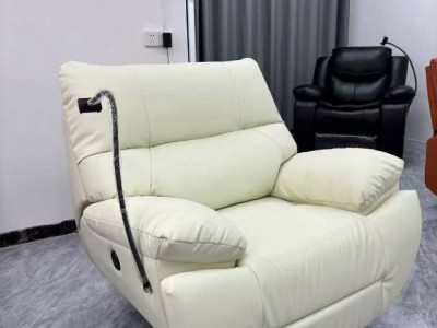 猫耳功能椅 规格: 105*110*108**54*57 材质: 全生态真皮 颜色: 安格拉红 卡其 橙 咖 耀夜 黑 米白图6