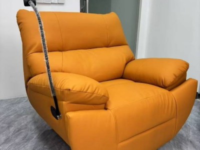 猫耳功能椅 规格: 105*110*108**54*57 材质: 全生态真皮 颜色: 安格拉红 卡其 橙 咖 耀夜 黑 米白图4