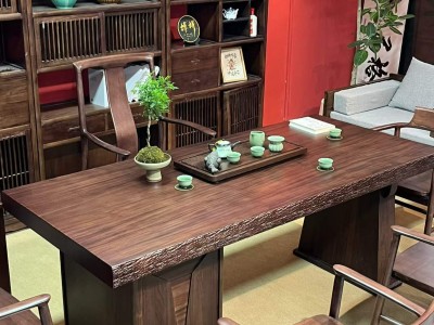 苦瓜皮大板茶台，新款！1.8~2.4米图3