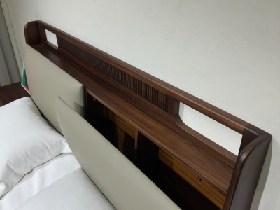 A203# 带储物全实木软靠款 材质：胡桃木/全实木 颜色：南美金柚色图8
