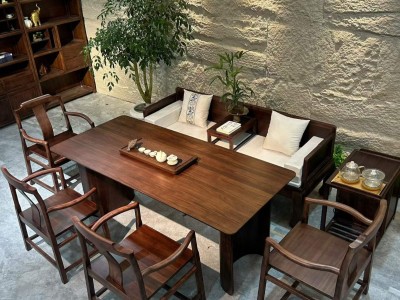 实木茶台，大板茶台，茶桌茶台，宜家宜商图4
