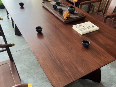 飞驰茶桌 颜色：乌金色 尺寸：1.6、1.8、2.0、2.2、2.4米图8