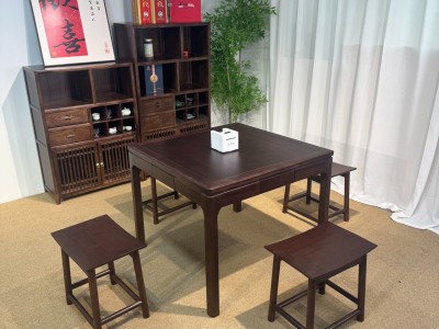 型号：掼蛋桌-四方桌 材质：橡木 颜色：宋式胡桃色 尺寸：90*90*73cm图8