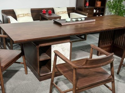 启辰大板【宋式美学】 尺寸:1.8米/2米/2.2米/2.4米/2.6米/2.8米 新中式罗汉床+禅心副椅配置图9