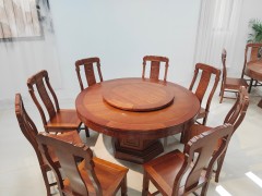 格木全平面款，尺寸：1.3－2米，标配转盘和大小玻璃。