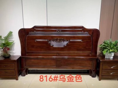 实木大款床图3