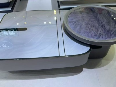 2009#整装茶几，自吸轨道 板木结合框架，科技石面图4