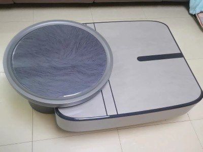 2009#整装茶几，自吸轨道 板木结合框架，科技石面图6