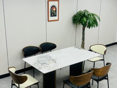 型号：201#  方桌 材质：碳素钢底架 搭配岩板/微晶石/超晶石 尺寸：1.2米-2.0米图4
