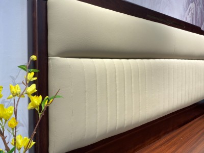 8001#杏色 颜色： 黑檀色 规格： 1.5m*2.0m 1.8m*2.0m 2.0m*2.2m图6