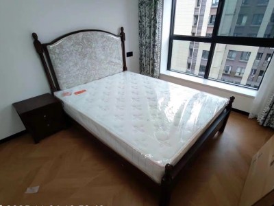 中古风系列  黑色/胡桃色，1.5/1.8米图8