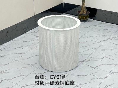 型号：CY01#  圆桌配台圈 材质：碳素钢底架 搭配岩板/微晶石/超晶石 尺寸：1.2米-1.8米图6