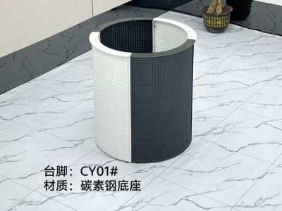 型号：CY01#  圆桌配台圈 材质：碳素钢底架 搭配岩板/微晶石/超晶石 尺寸：1.2米-1.8米图7