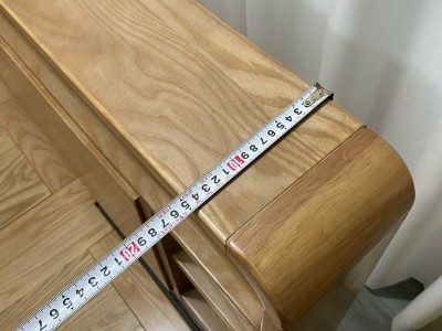 白蜡木909#储物大床，全实木材质，床头柜带USB充电接口，三面床体带储物大抽屉图7